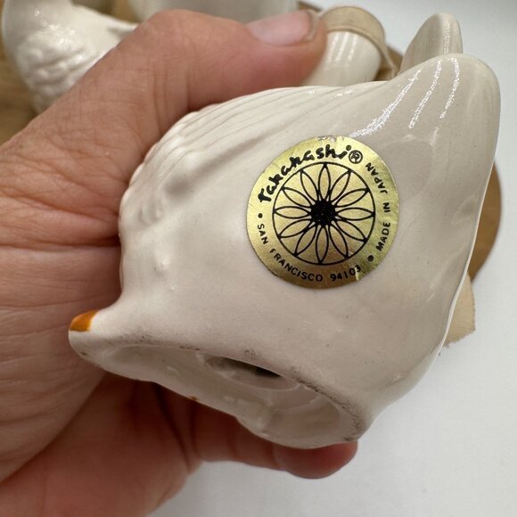 Takahashi San Francisco Geese Family Set of 4 Figurines Made in Japan Vintage f - Picture 9 of 15